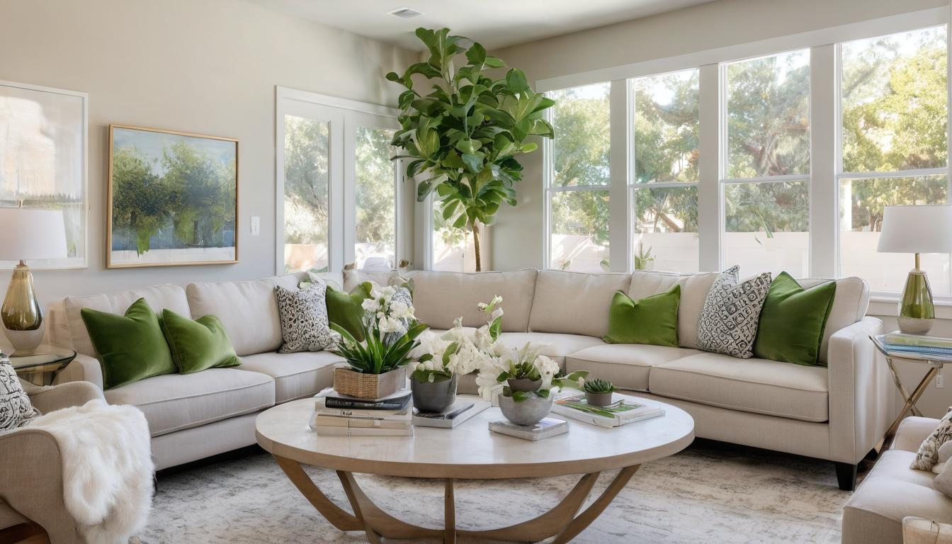 Stylish Staged Living Room